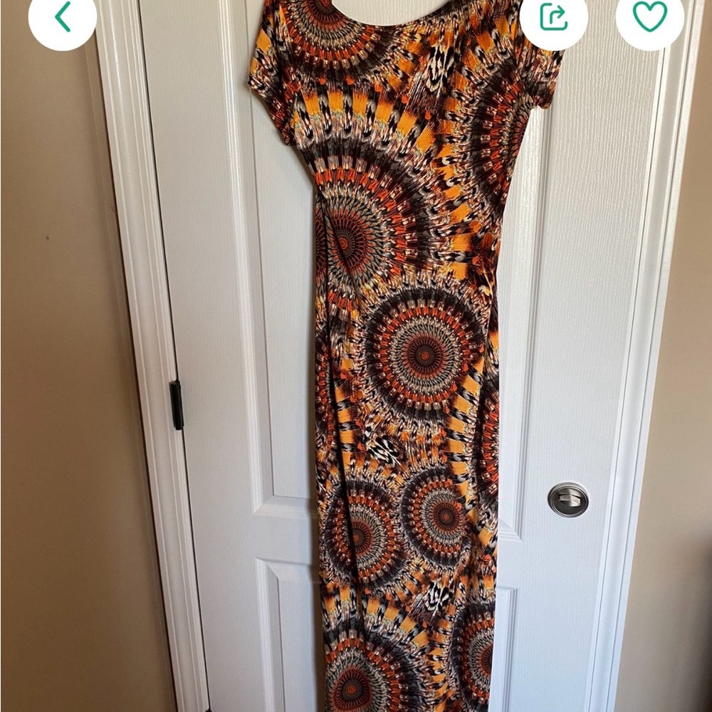 Vibrant Multicolor Maxi Dress